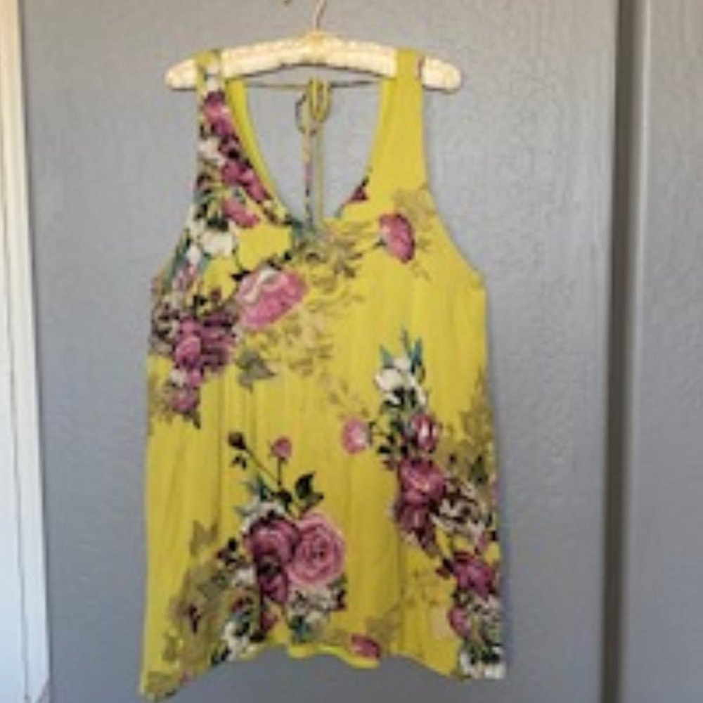 Bright Yellow Baby Doll, sleeveless dress